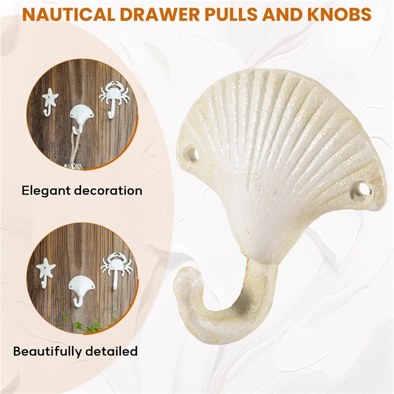 VEHO-Набор из 3-х морских звезд, ракушек, крабов, чугуна, декоративные настенные крючки, пальто, фартуки, крючки для полотенец, пляжные металлические крючки на тему океана
VEHO-Набор из 3-х морских звезд, ракушек, крабов, чугуна, декоративные настенные крючки, пальто, фартуки, крючки для полотенец, пляжные металлические крючки на тему океана