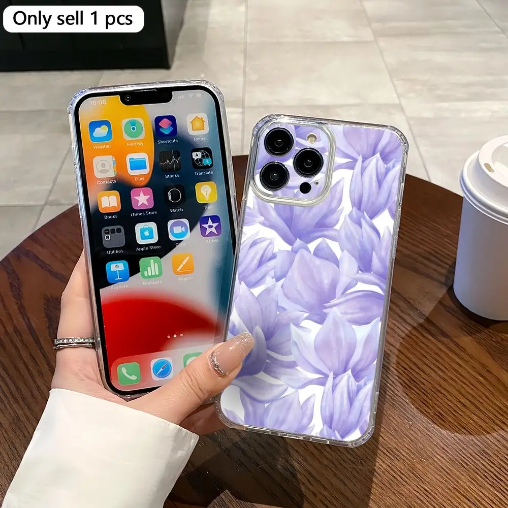 Magnetic Clear Phone Case for iPhone 17/16/15/14/13/12/11 Purple Color Magsafe Compatible Transparent Shockproof Cover
Magnetic Clear Phone Case for iPhone 17/16/15/14/13/12/11 Purple Color Magsafe Compatible Transparent Shockproof Cover