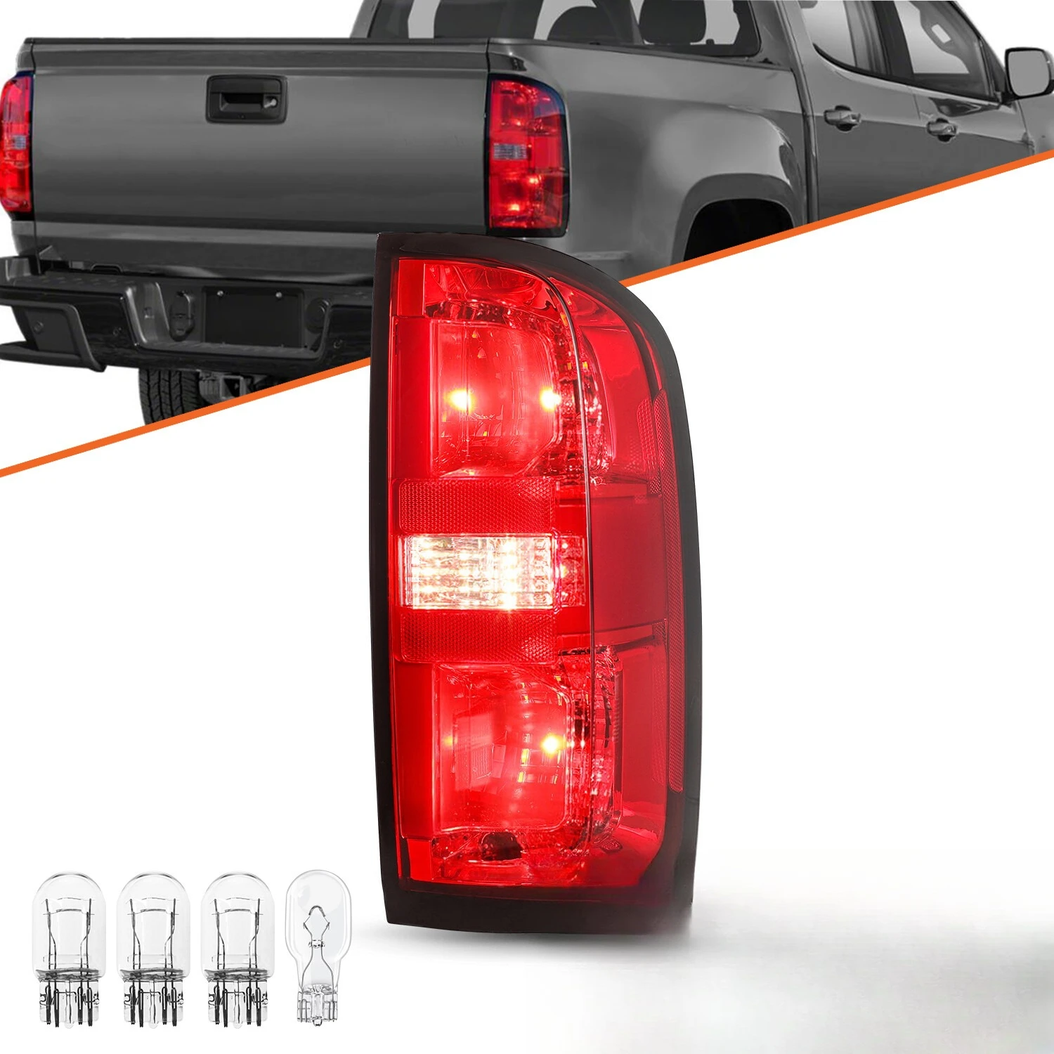 Tail Light For 15-21 Chevy Colorado Factory Style Passenger Side Left w/ Bulb
Tail Light For 15-21 Chevy Colorado Factory Style Passenger Side Left w/ Bulb