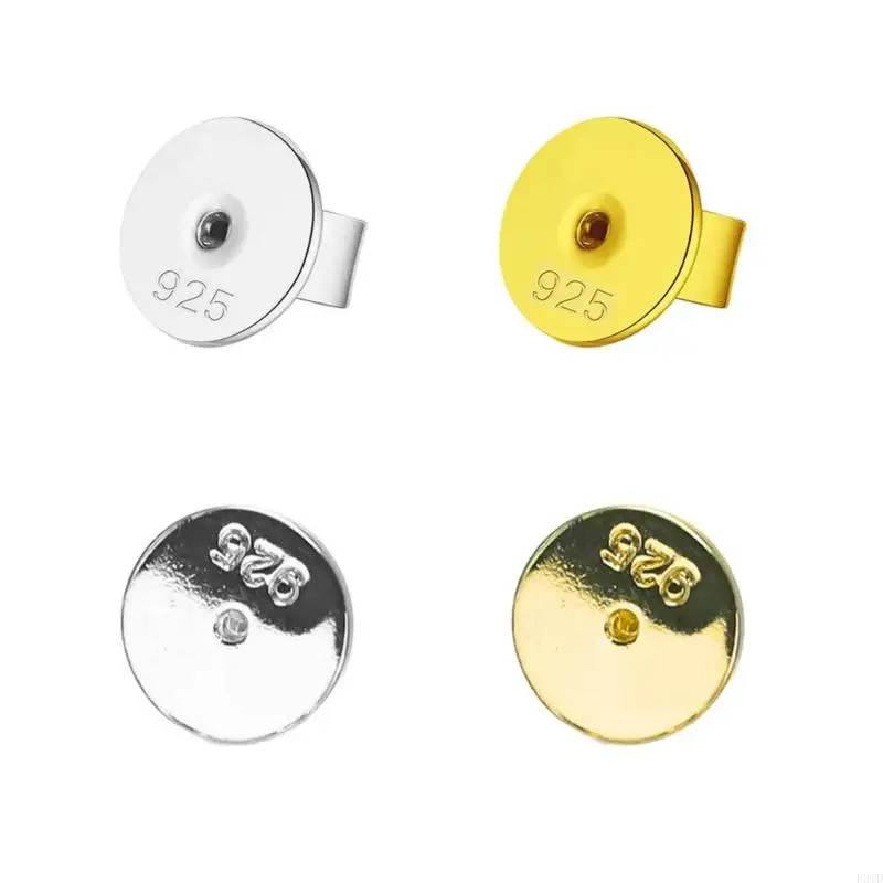 F2TD 10pcs Round Disc Earring Stoppers Ear Studs Back Closure Earrings Closures Clasp
F2TD 10pcs Round Disc Earring Stoppers Ear Studs Back Closure Earrings Closures Clasp
