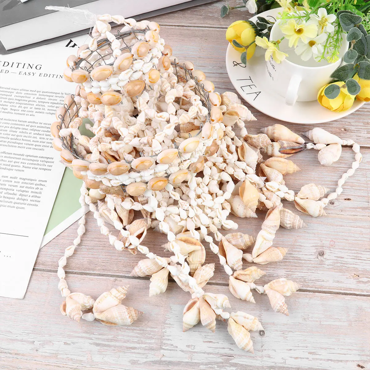 Sea Shell Chime Hanging Ornament For Sea Shell Bells Home Garden Cafe Decor Stylish Wall Decoration Outdoor Indoor Use
Sea Shell Chime Hanging Ornament For Sea Shell Bells Home Garden Cafe Decor Stylish Wall Decoration Outdoor Indoor Use