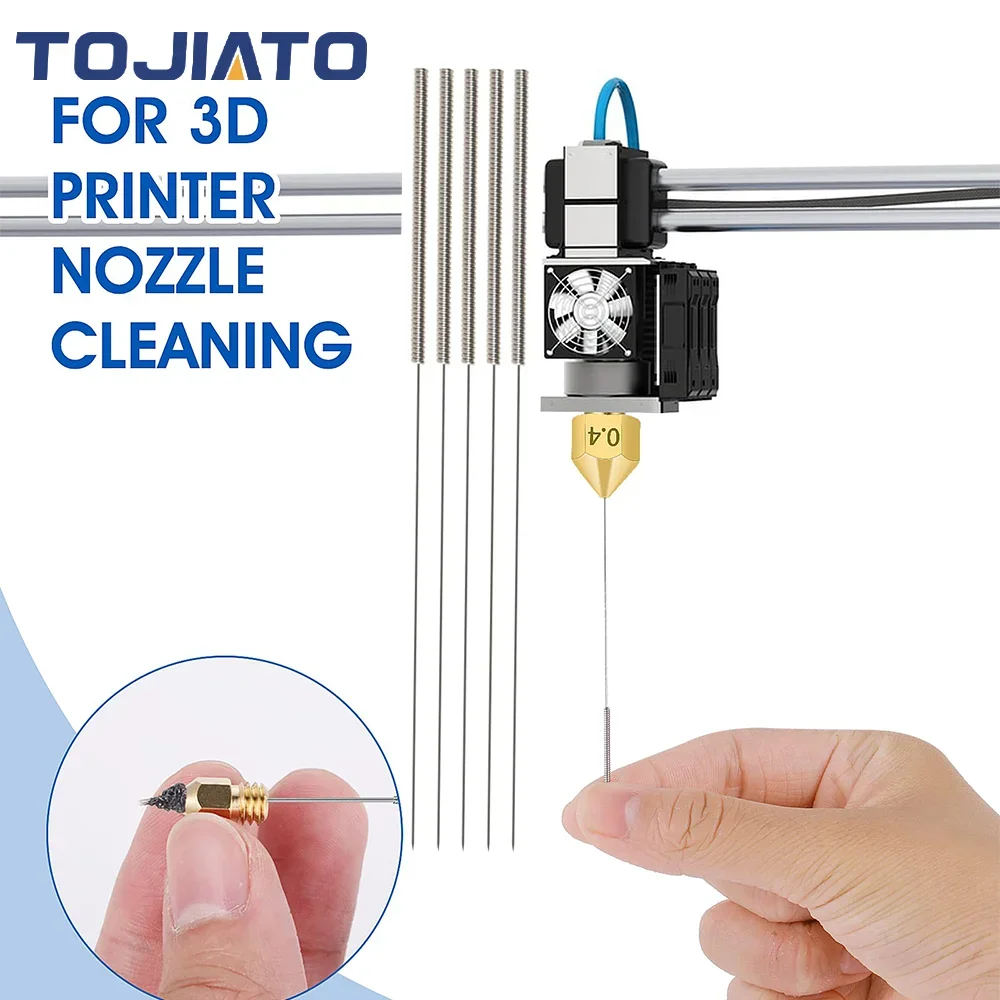 5Pcs/Lot Nozzle Stainless Steel Cleaning Needle For 3D Printer 1.75mm/3.0mm E3D MK8 Nozzle Cleaning Parts 0.15~1.0mm Mixed Sizes
5Pcs/Lot Nozzle Stainless Steel Cleaning Needle For 3D Printer 1.75mm/3.0mm E3D MK8 Nozzle Cleaning Parts 0.15~1.0mm Mixed Sizes