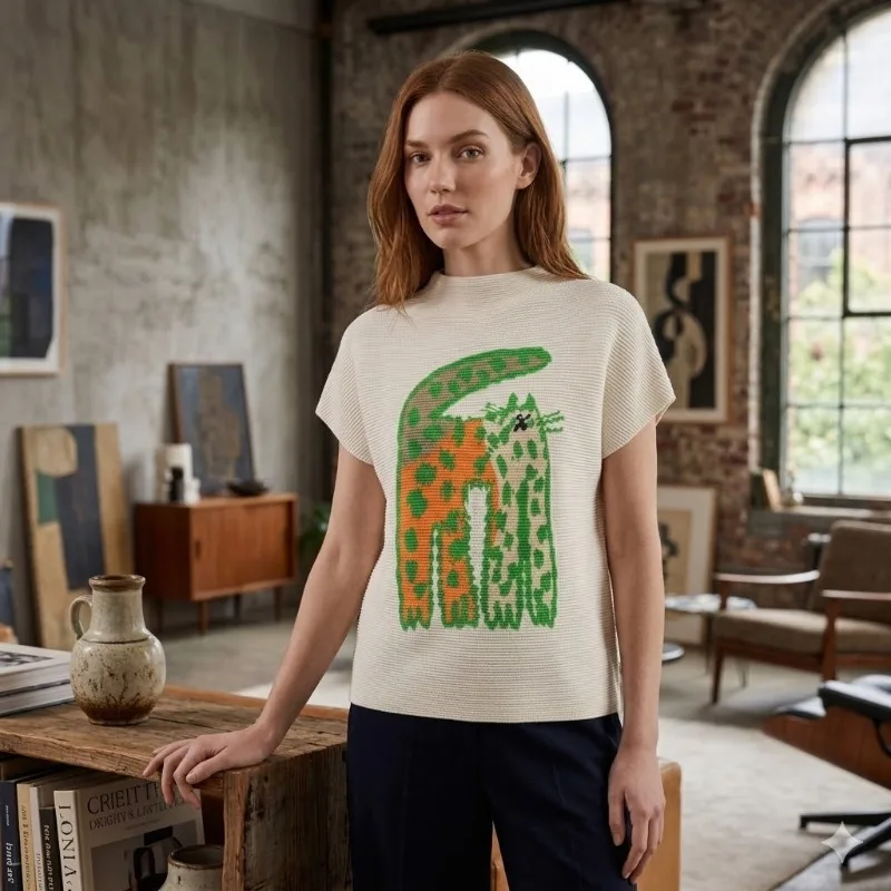 Miyake Pleated Cartoon Print T-Shirt for Women 2026 Summer New Arrival Short-Sleeve Top Fitted Oversized Women's Wear Versatile
Miyake Pleated Cartoon Print T-Shirt for Women 2026 Summer New Arrival Short-Sleeve Top Fitted Oversized Women's Wear Versatile