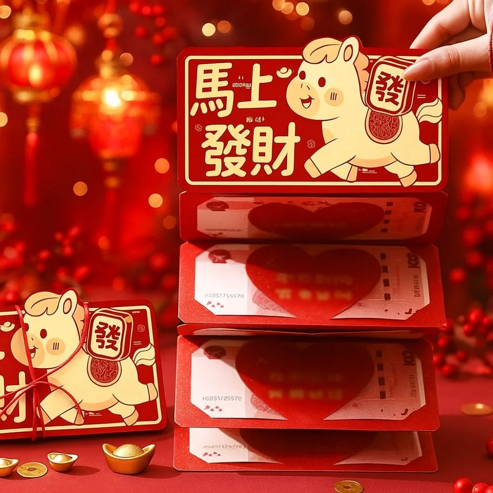 2026 Year of The Horse Folding Red Envelope Cartoon Pattern Festival Money Envelope Traditional Red Money Packet Children Gifts
2026 Year of The Horse Folding Red Envelope Cartoon Pattern Festival Money Envelope Traditional Red Money Packet Children Gifts