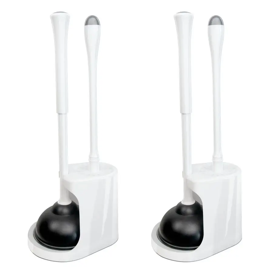 2 Set Toilet Brush and Plunger Set, Toilet Brush and Holder Set, Toilet Bowl Brush and Holder, White
2 Set Toilet Brush and Plunger Set, Toilet Brush and Holder Set, Toilet Bowl Brush and Holder, White