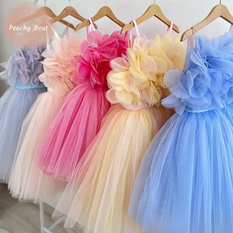 Fashion Baby Girl Princess Lace Flower Fluffy Gauze Dress Infant Toddler Child Sleeveless Tulle Vestido Party Baby Clothes 1-14Y
Fashion Baby Girl Princess Lace Flower Fluffy Gauze Dress Infant Toddler Child Sleeveless Tulle Vestido Party Baby Clothes 1-14Y