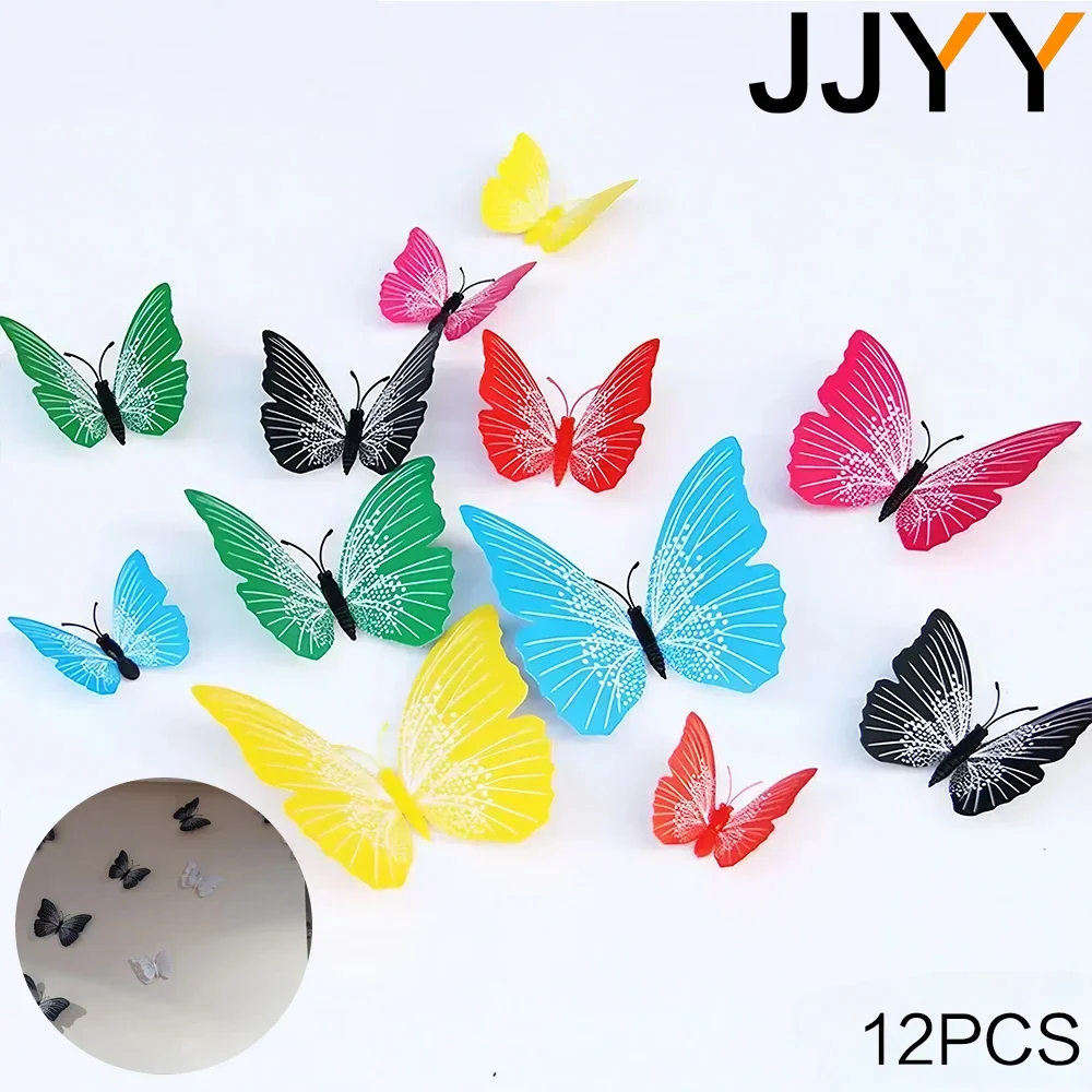 JJYY 12 Pieces PVC 3D Exquisite Butterfly Wall Stickers Decoration Cute Art Decals Home Decor Room Wall Home Decoration
JJYY 12 Pieces PVC 3D Exquisite Butterfly Wall Stickers Decoration Cute Art Decals Home Decor Room Wall Home Decoration