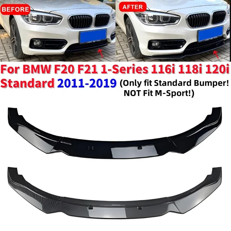 Car Front Bumper Lip Diffuser Spoiler Protector Diffuser Splitter for BMW F20 F21 1-Series 116i 118i 120i Standard 2011-2019
Car Front Bumper Lip Diffuser Spoiler Protector Diffuser Splitter for BMW F20 F21 1-Series 116i 118i 120i Standard 2011-2019