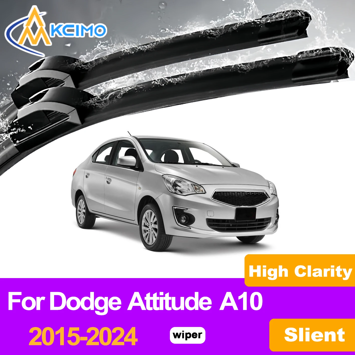 KCIMO 2PCS Front Windshield Wiper Blades For Dodge Attitude A10 2015-2024, Natural Rubber Car Accessories Quick Cleaning
KCIMO 2PCS Front Windshield Wiper Blades For Dodge Attitude A10 2015-2024, Natural Rubber Car Accessories Quick Cleaning