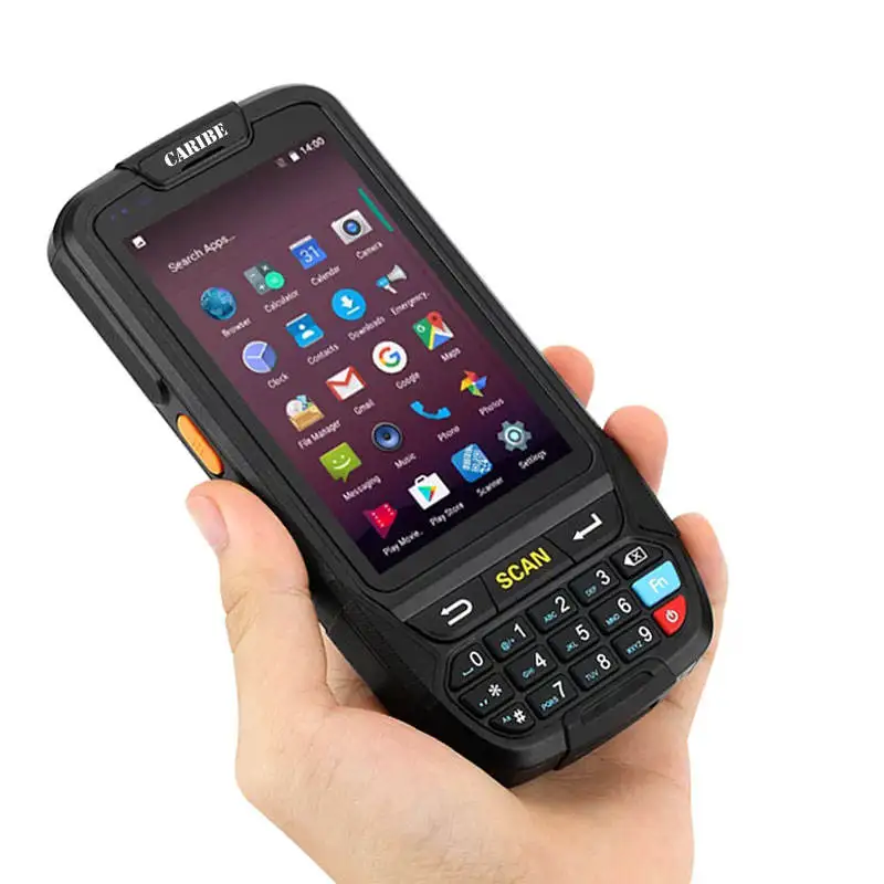 Беспроводной портативный промышленный КПК Caribe 1d 2d Honeywell Android ручной сканер штрих-кода Nfc Reader
Беспроводной портативный промышленный КПК Caribe 1d 2d Honeywell Android ручной сканер штрих-кода Nfc Reader