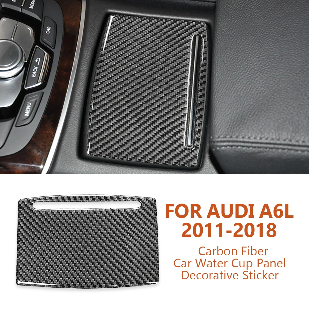 For Audi A6-C7 A6L 2011-2018 Anti-scratch Carbon Fiber Car Water Cup Cover Panel Decorative Sticker Auto Interior Accessories
For Audi A6-C7 A6L 2011-2018 Anti-scratch Carbon Fiber Car Water Cup Cover Panel Decorative Sticker Auto Interior Accessories