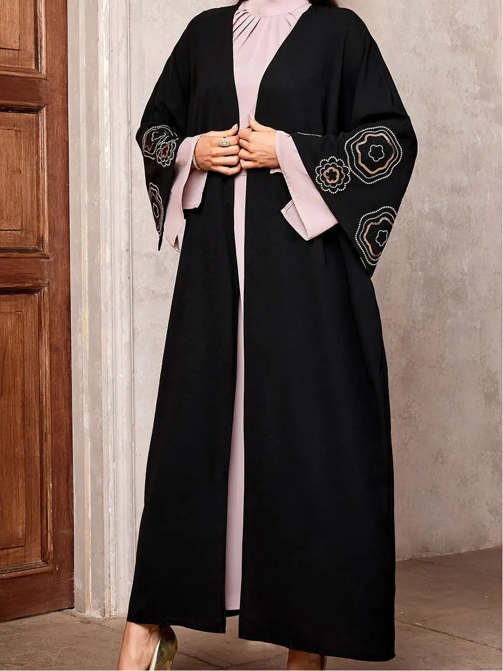 Muslim Women Kimono Cardigan Open Abaya Dubai Kaftan Eid Kebaya Islam Clothing Turkey Caftan Marocain Femme Robe Arabic Dress
Muslim Women Kimono Cardigan Open Abaya Dubai Kaftan Eid Kebaya Islam Clothing Turkey Caftan Marocain Femme Robe Arabic Dress