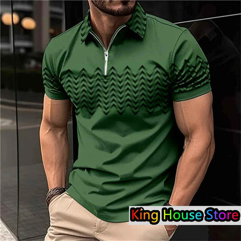 Men's Oversized Luxury Polo Shirt Summer Streetwear 3d Printing Short Sleeve Zipper Polos Sportswear Male Clothing For Men
Men's Oversized Luxury Polo Shirt Summer Streetwear 3d Printing Short Sleeve Zipper Polos Sportswear Male Clothing For Men