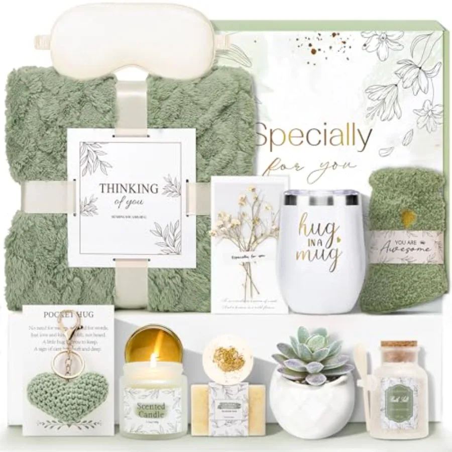 Get Well Gifts for Women Self Care Gifts Basket - Relaxing Spa Care Package After Surgery Feel Better Sympathy Mothersday Birth
Get Well Gifts for Women Self Care Gifts Basket - Relaxing Spa Care Package After Surgery Feel Better Sympathy Mothersday Birth