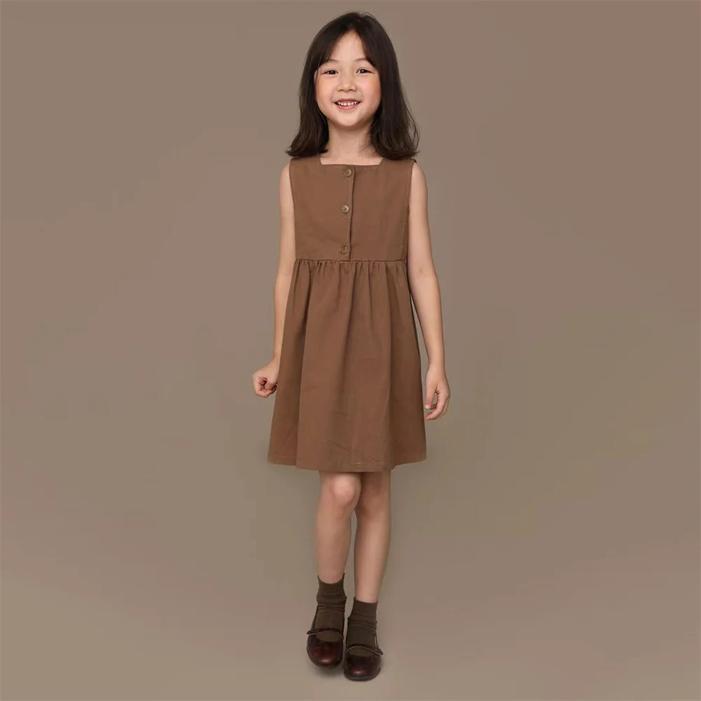 Kids Clothes Girl Summer Vintage Dress Teenager Princess Dresses for Girls Solid Cotton New In Dress Children Clothing 7-12y
Kids Clothes Girl Summer Vintage Dress Teenager Princess Dresses for Girls Solid Cotton New In Dress Children Clothing 7-12y