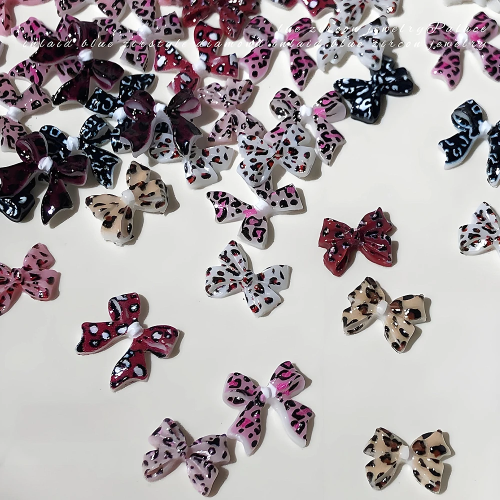 30PCS Mixed Design Leopard Print 3D Acrylic Bow Tie Nail Charms Kawaii Accessories For Nails Art Decoration Manicure Supplies
30PCS Mixed Design Leopard Print 3D Acrylic Bow Tie Nail Charms Kawaii Accessories For Nails Art Decoration Manicure Supplies