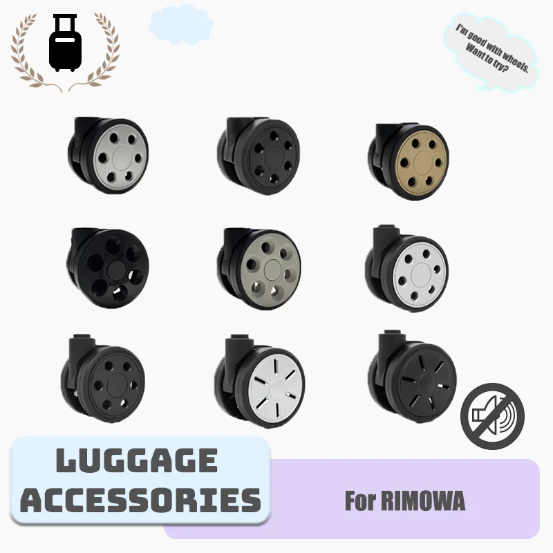 For RIMOWA High Quality Luggage Wheels Replacement 360° Swivel Silent Casters Heavy Duty for Travel Suitcase Repair
For RIMOWA High Quality Luggage Wheels Replacement 360° Swivel Silent Casters Heavy Duty for Travel Suitcase Repair