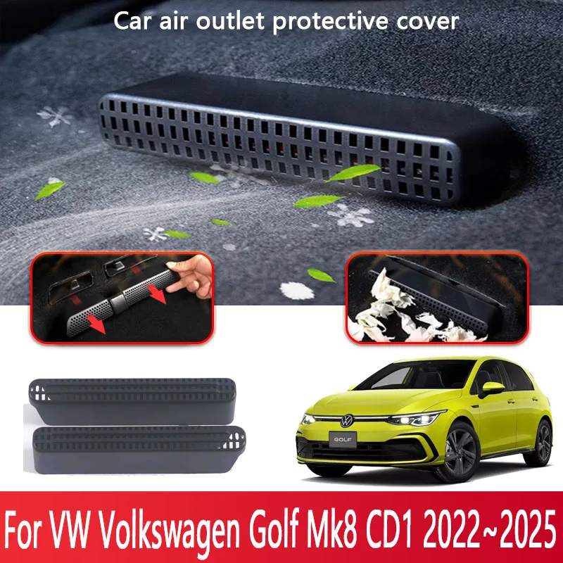 Car Air Vent Covers For VW Volkswagen Golf Mk8 CD1 2022~2025 Seat Air Conditioner Duct Outlet Dustproof Cover Auto Accessories
Car Air Vent Covers For VW Volkswagen Golf Mk8 CD1 2022~2025 Seat Air Conditioner Duct Outlet Dustproof Cover Auto Accessories