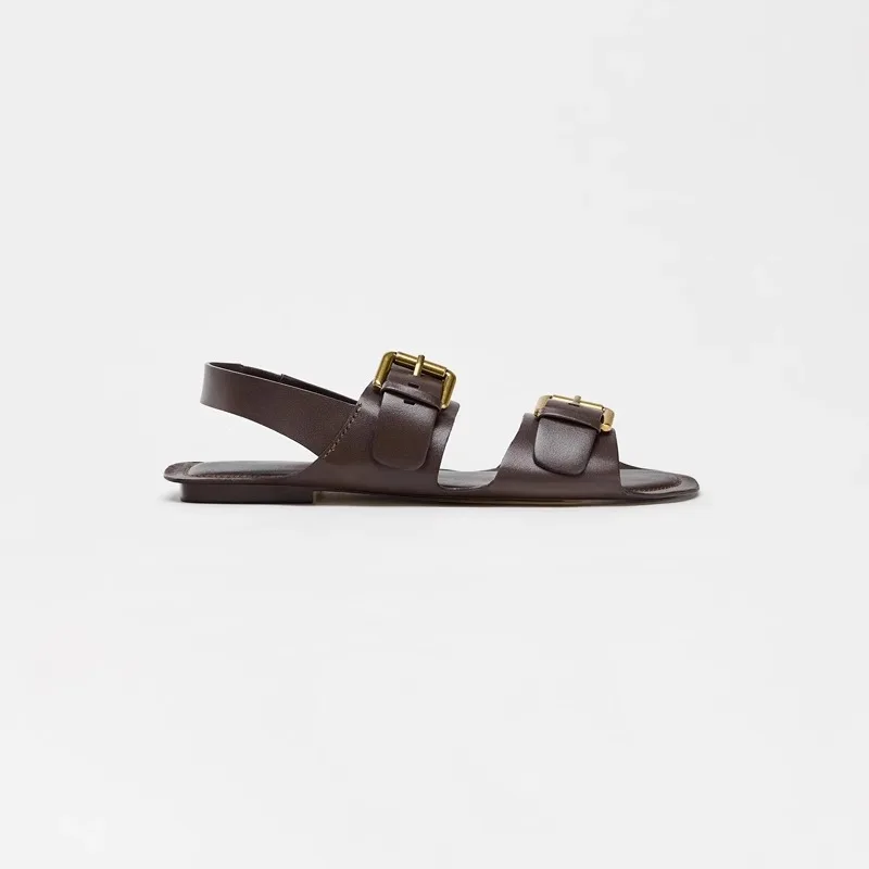 Banyiyou New Designer Brand Fashion Sandals Women Real Pig Leather Summer Flat with Sandalias Mujer Casual Flats Beach Shoes
Banyiyou New Designer Brand Fashion Sandals Women Real Pig Leather Summer Flat with Sandalias Mujer Casual Flats Beach Shoes