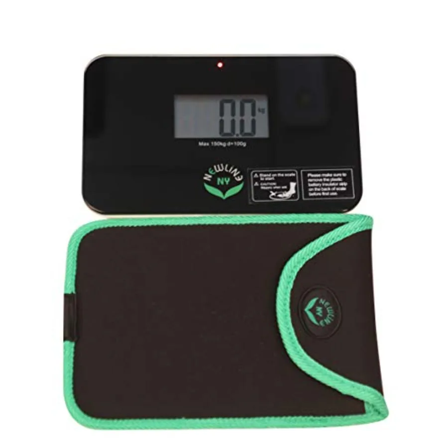 NewlineNY Step-on Super Mini Smallest Travel Bathroom Scale with Protection Sleeve: SBB0638SM-BK+S001MG
NewlineNY Step-on Super Mini Smallest Travel Bathroom Scale with Protection Sleeve: SBB0638SM-BK+S001MG