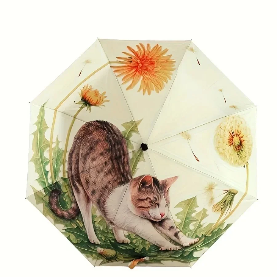 Women Big Lazy Cat Folding Umbrella Travel Sunshade Lazy Lovely Portable Anti UV Sunscreen Umbrella Female Rain Gear
Women Big Lazy Cat Folding Umbrella Travel Sunshade Lazy Lovely Portable Anti UV Sunscreen Umbrella Female Rain Gear