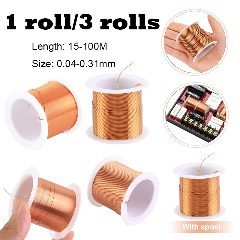 1coils/3 coils copper wire 0.04-0.31mm cable copper wire electromagnetic wire enameled copper winding wire copper paint wire
1coils/3 coils copper wire 0.04-0.31mm cable copper wire electromagnetic wire enameled copper winding wire copper paint wire