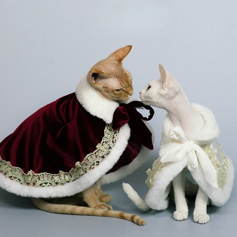 Cat and dog pet cape Muppet Teddy Devon clothes court high-end couple models winter
Cat and dog pet cape Muppet Teddy Devon clothes court high-end couple models winter