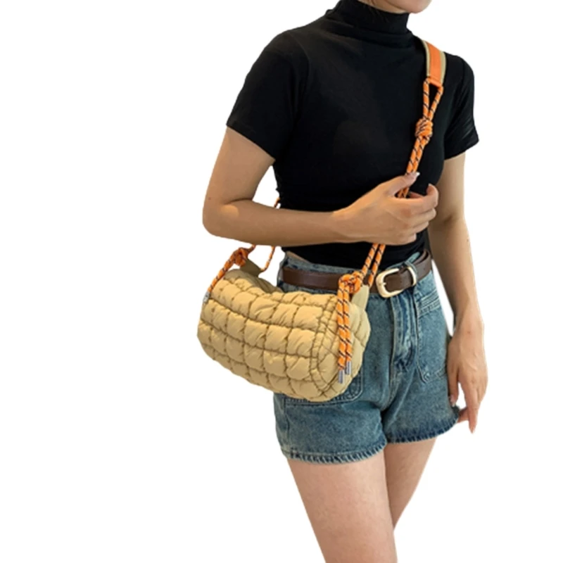Fashionable Quilted Cloud Bag for Women Soft & Comfortable Shoulder Bag with Adjustable Strap Underarm Bag for Girls 066F
Fashionable Quilted Cloud Bag for Women Soft & Comfortable Shoulder Bag with Adjustable Strap Underarm Bag for Girls 066F