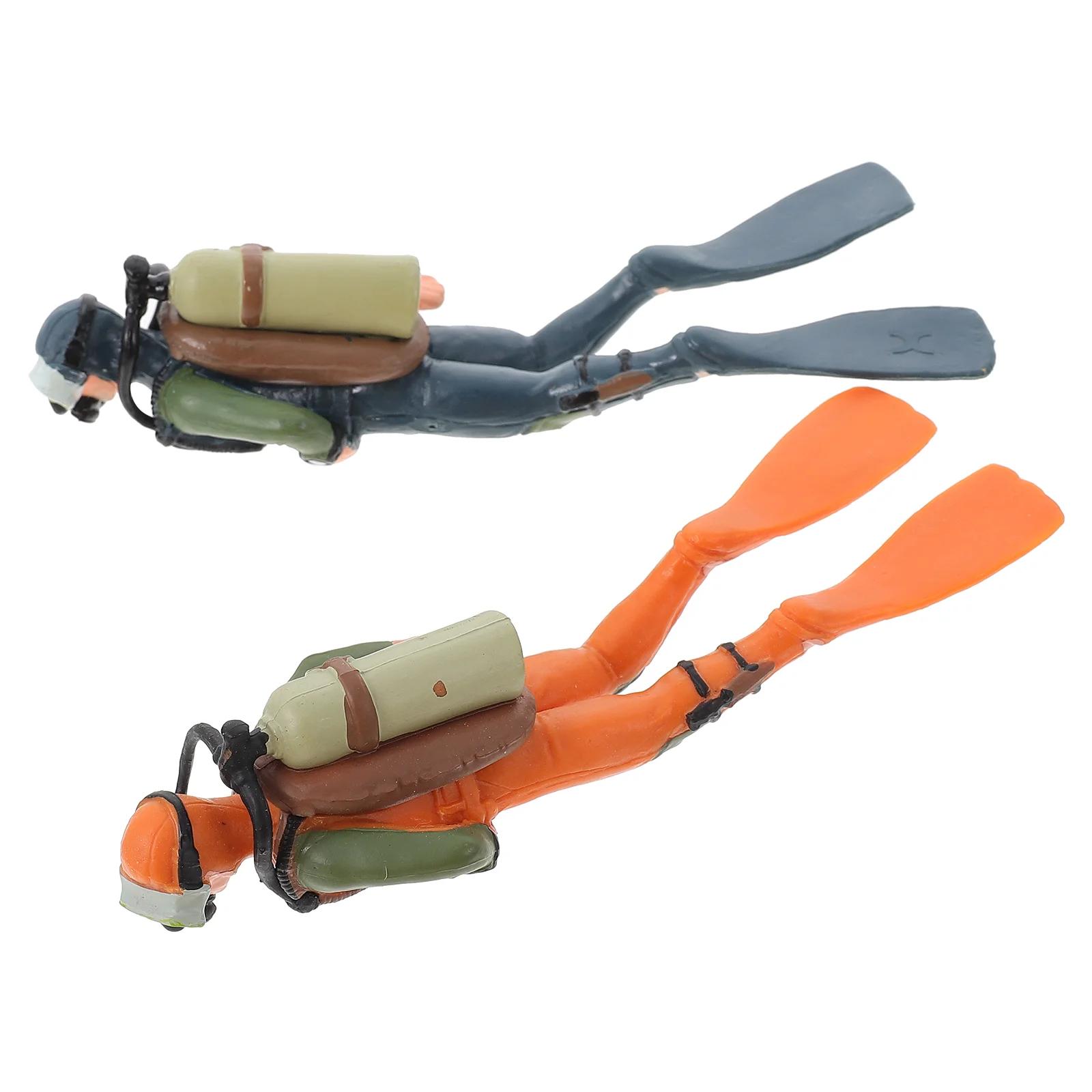 2 Pcs Diver Model Toys Decoration Light Bulb Cage Guard Home Dual Simulated Figurine Girl PVC Ornament Underwater Explorer
2 Pcs Diver Model Toys Decoration Light Bulb Cage Guard Home Dual Simulated Figurine Girl PVC Ornament Underwater Explorer