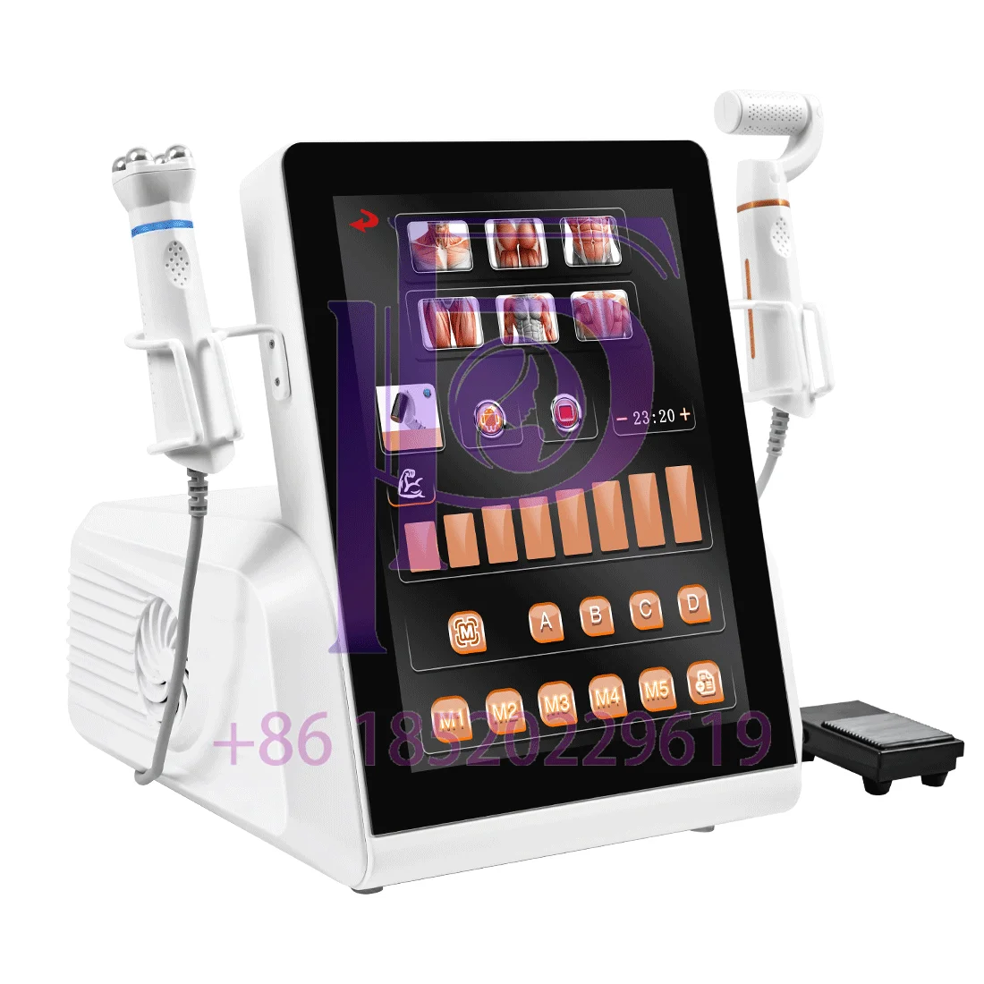 10.4 Inch Touch Screen 16 Probes RFEMS Plasma Beauty Device Home Use Skin Tightening Firming & Rejuvenation CE FCC Approved 
10.4 Inch Touch Screen 16 Probes RFEMS Plasma Beauty Device Home Use Skin Tightening Firming & Rejuvenation CE FCC Approved