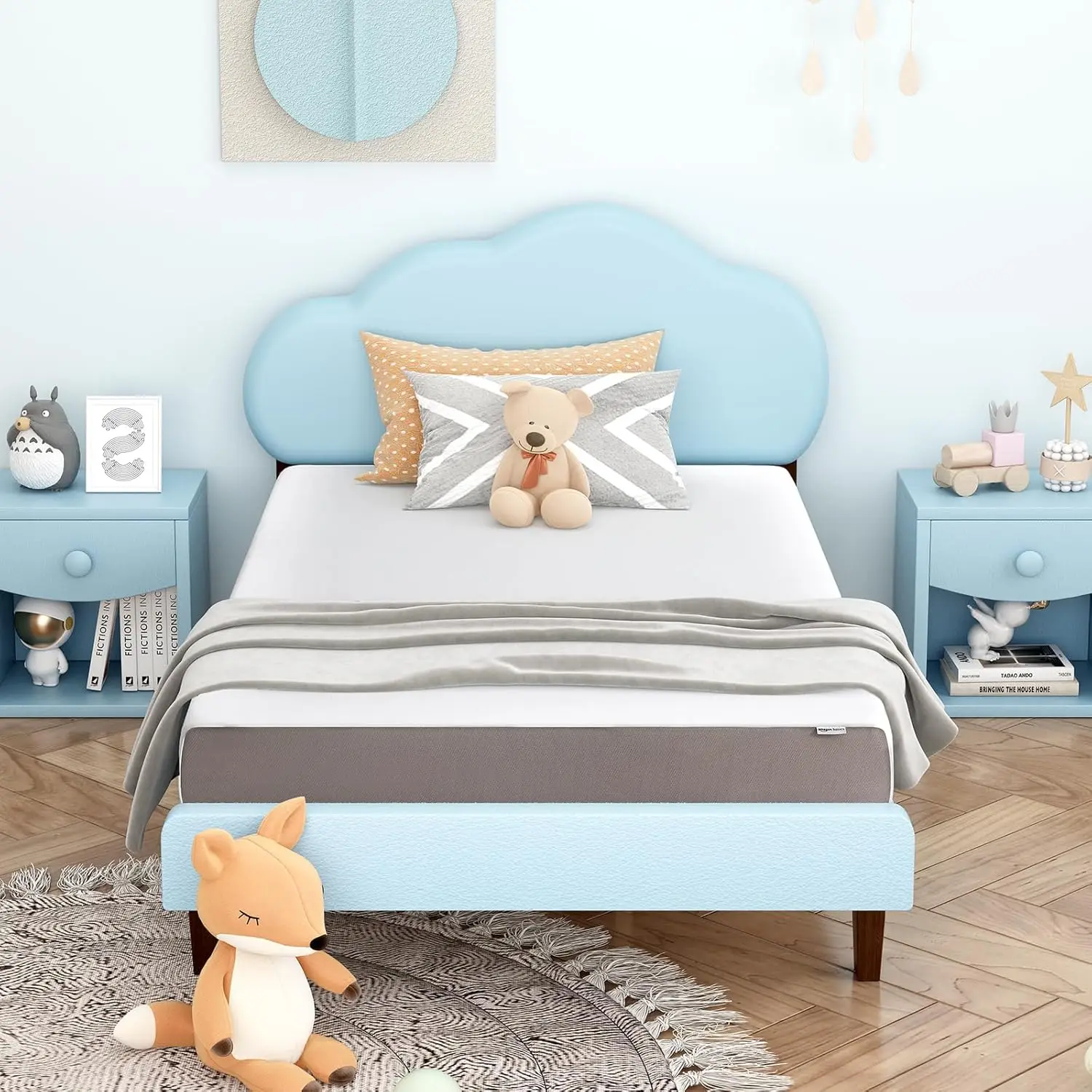 Memory Foam Mattress, Soft Plush Feel, 6 Inch, Twin, White/Grey
Memory Foam Mattress, Soft Plush Feel, 6 Inch, Twin, White/Grey