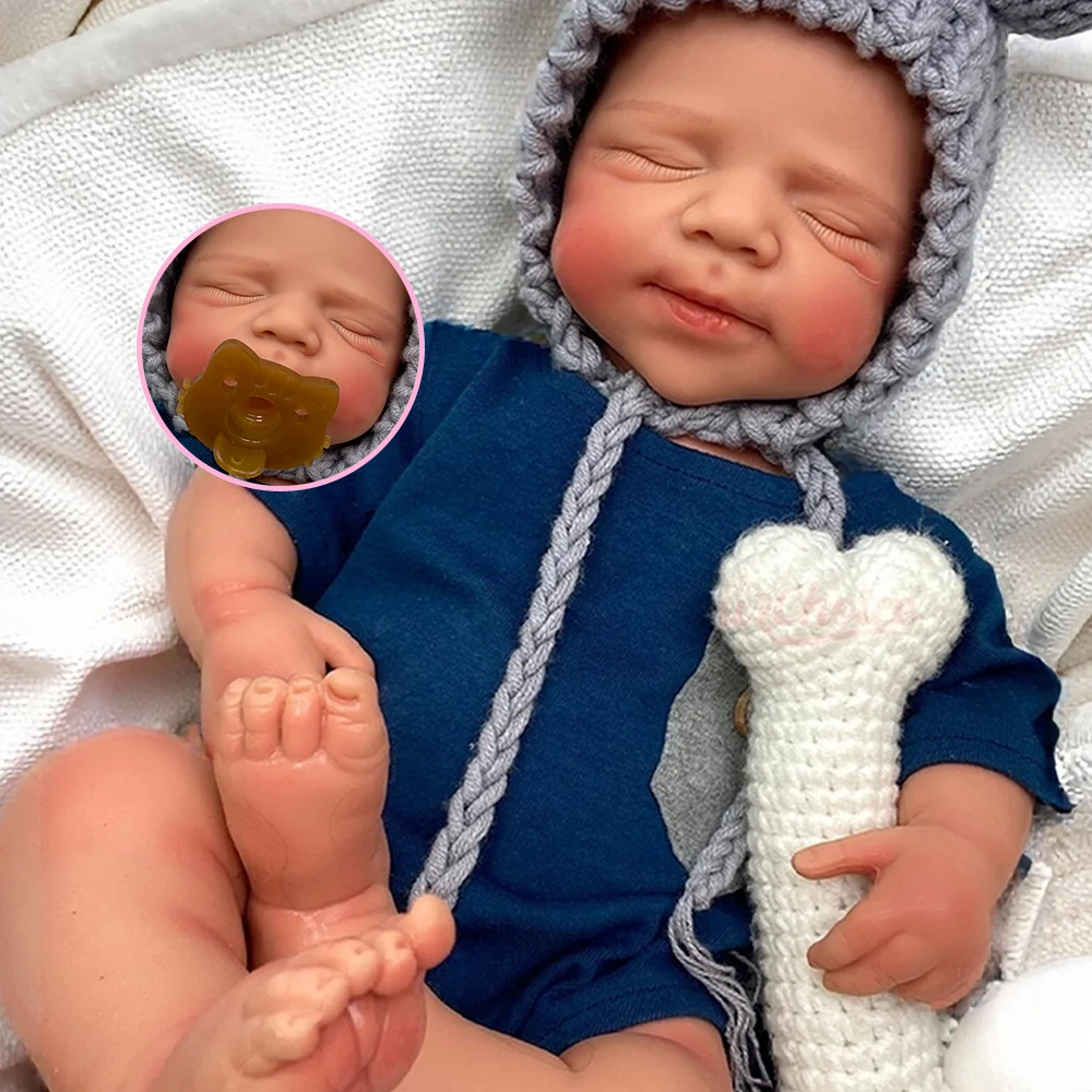 New 100% 20" Silicone Reborn Baby Dolls Realistic Newborn Girl/Boy Weighted 7Lbs Lifelike Silicone Spain Doll Sleeping Newborn
New 100% 20" Silicone Reborn Baby Dolls Realistic Newborn Girl/Boy Weighted 7Lbs Lifelike Silicone Spain Doll Sleeping Newborn