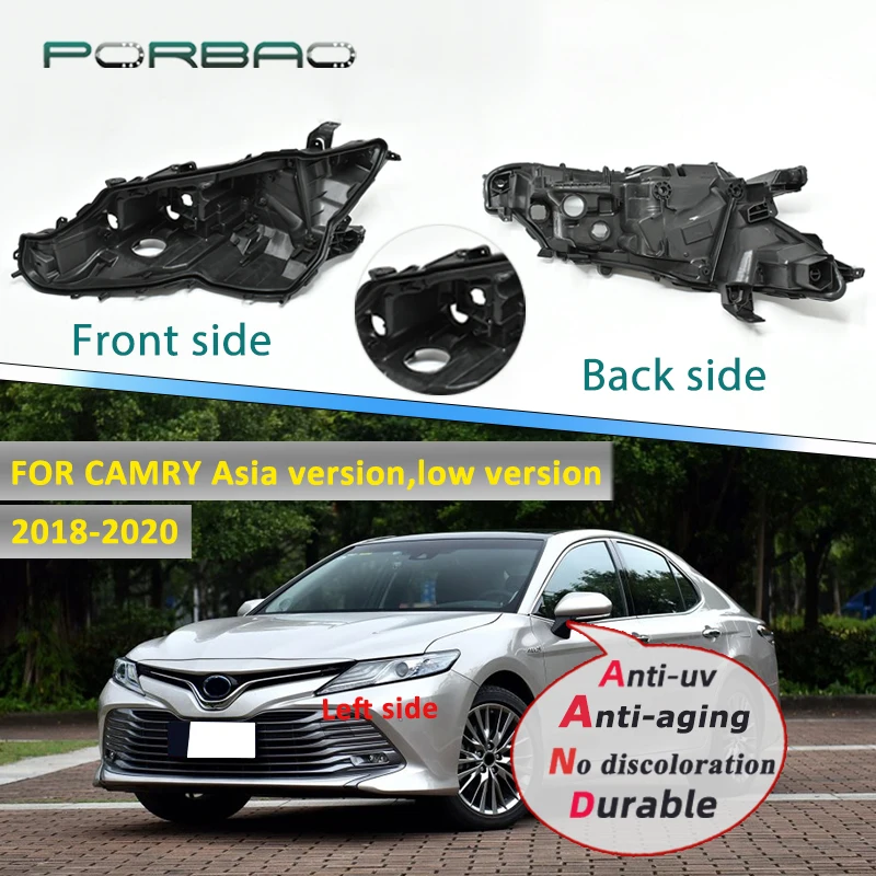 Headlight Back Base Plastic Black For Toyota Camry 2018 2019 2020 Standard Headlamp House Auto Replacement Parts Auto Masks
Headlight Back Base Plastic Black For Toyota Camry 2018 2019 2020 Standard Headlamp House Auto Replacement Parts Auto Masks
