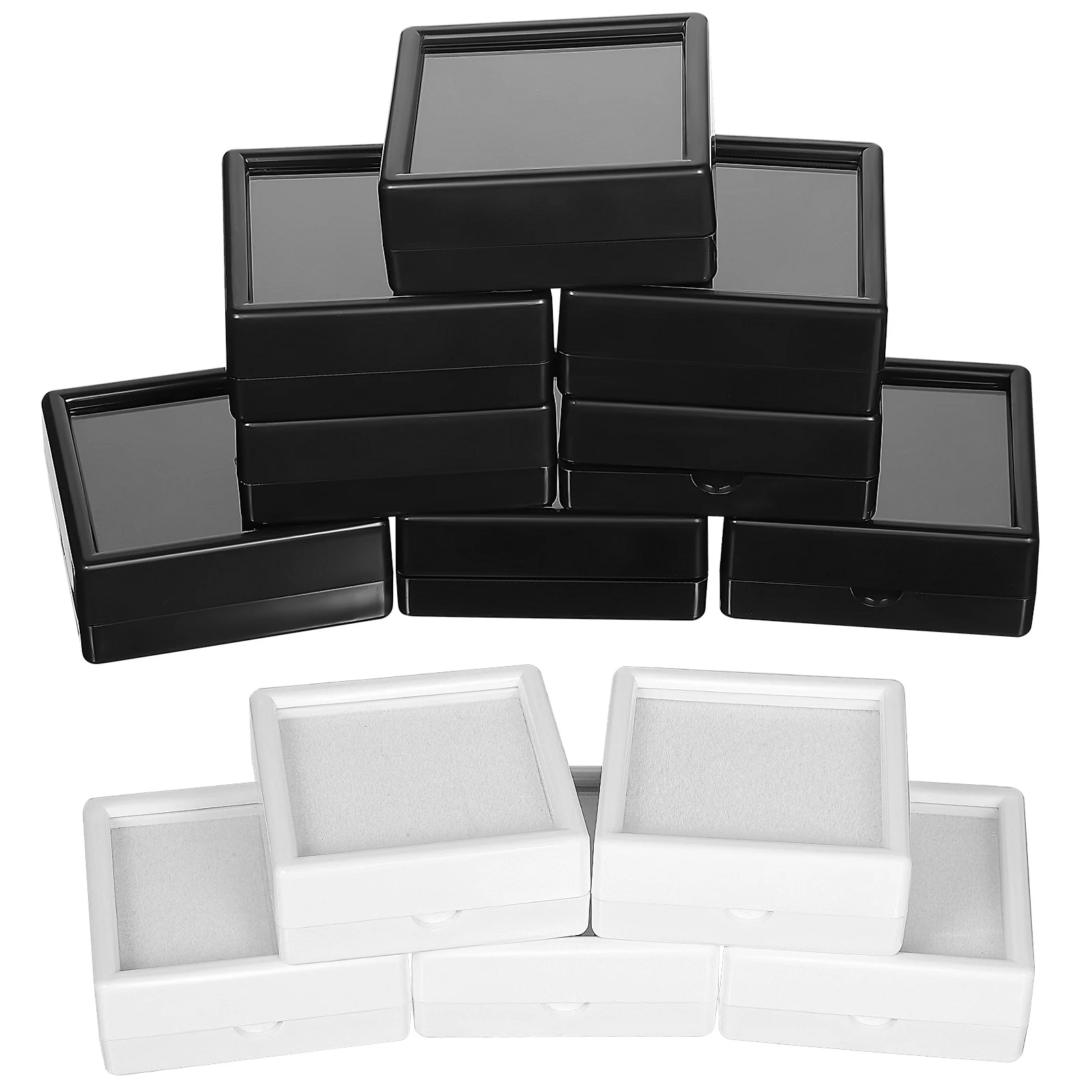 20 pcs Square Jewelry Boxes Transparent Lid Storage Containers Sponge Cushion Gemstones Coins Badges Plastic Organizer Travel
20 pcs Square Jewelry Boxes Transparent Lid Storage Containers Sponge Cushion Gemstones Coins Badges Plastic Organizer Travel
