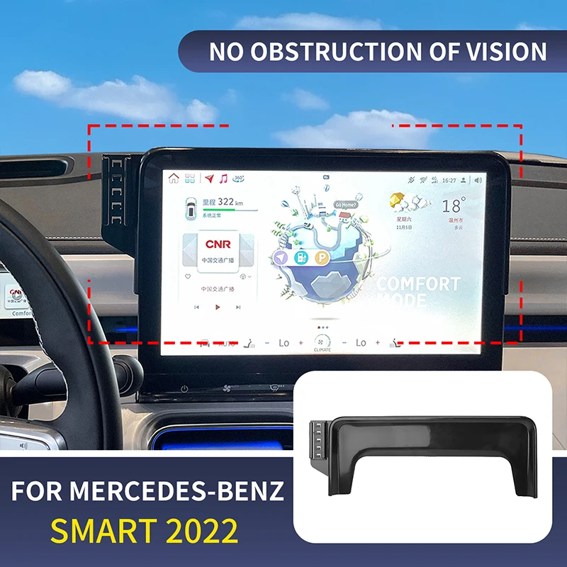 Car Phone Holder For Mercedes-Benz W453 SMART Fortwo 2022 Screen Fixed Bracket Base Wireless Charging Stand Mobile Phone Mount
Car Phone Holder For Mercedes-Benz W453 SMART Fortwo 2022 Screen Fixed Bracket Base Wireless Charging Stand Mobile Phone Mount