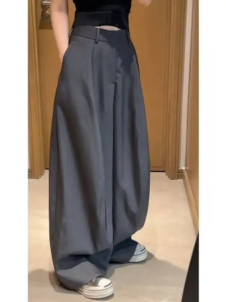 Spring Autumn 2026 Small Size Suit Casual Versatile Simple High Waist Loose Straight Leg Wide Leg Pants Commute Style Ladies
Spring Autumn 2026 Small Size Suit Casual Versatile Simple High Waist Loose Straight Leg Wide Leg Pants Commute Style Ladies