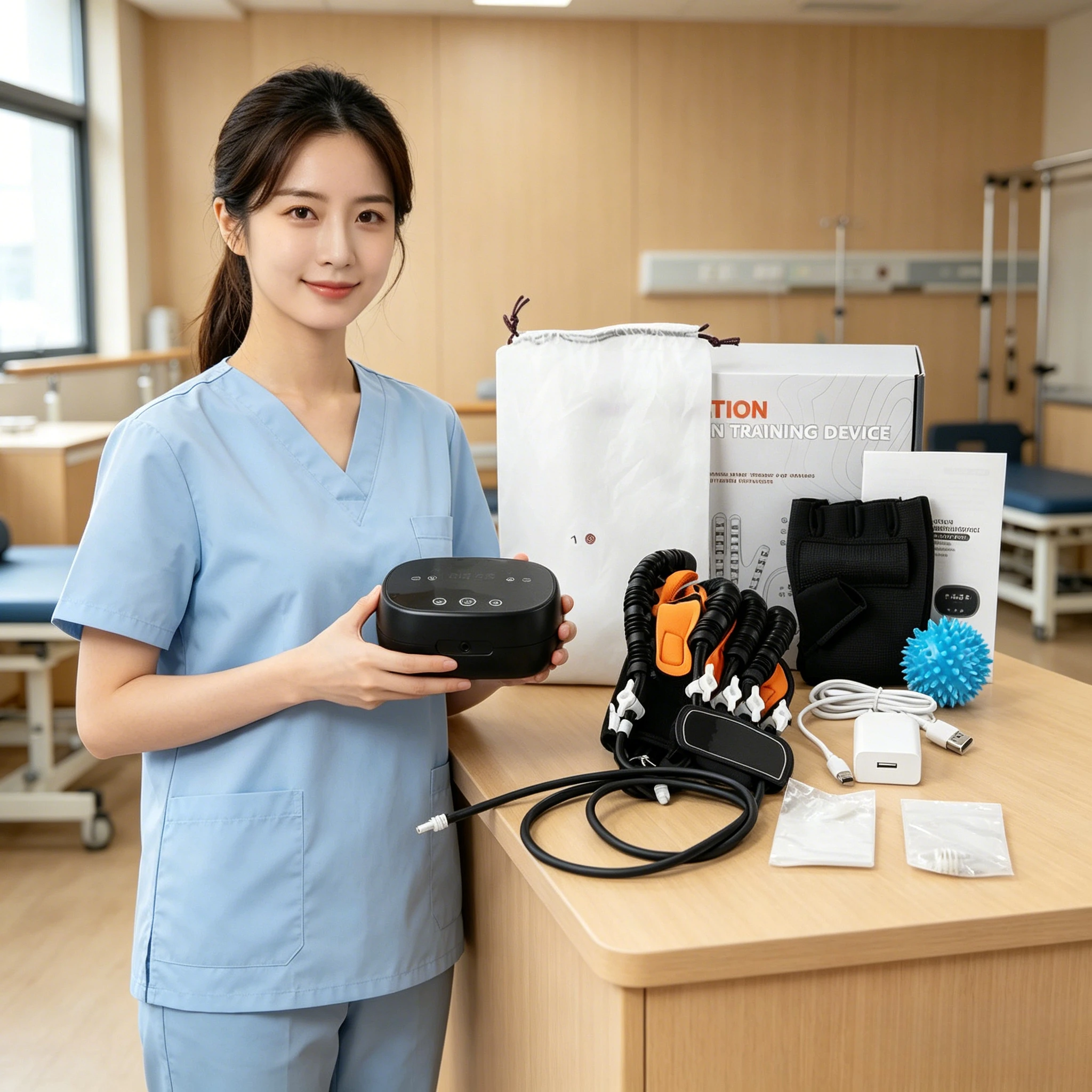 Hand Rehabilitation Robot Gloves Intelligent Stroke Hemiplegia Cerebral Infarction Hand Function Training Finger Massage Recover
Hand Rehabilitation Robot Gloves Intelligent Stroke Hemiplegia Cerebral Infarction Hand Function Training Finger Massage Recover