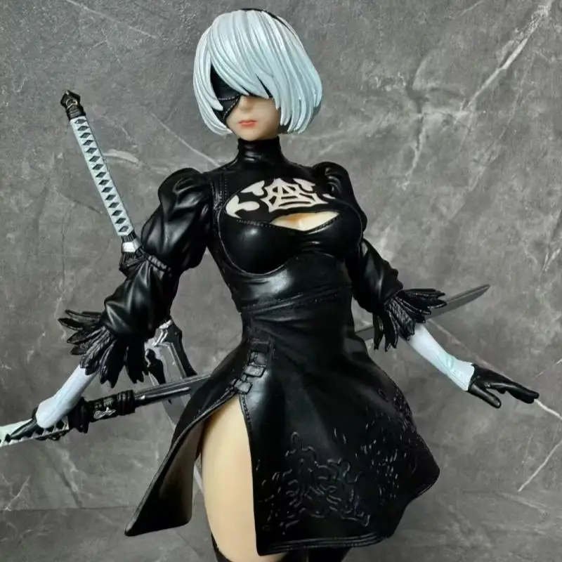27cm Nier Mechanical Era 2b Nier Sister Anime Character Figurine Model Mechanical Life Form Short Skirt Girl Desktop Ornament
27cm Nier Mechanical Era 2b Nier Sister Anime Character Figurine Model Mechanical Life Form Short Skirt Girl Desktop Ornament