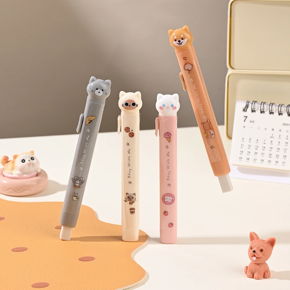 1/4pcs Cat Story Erasers Set Slim Kitty Rubber Retractable for Drawing Exams Kids Students Back to School Stationery A3163
1/4pcs Cat Story Erasers Set Slim Kitty Rubber Retractable for Drawing Exams Kids Students Back to School Stationery A3163