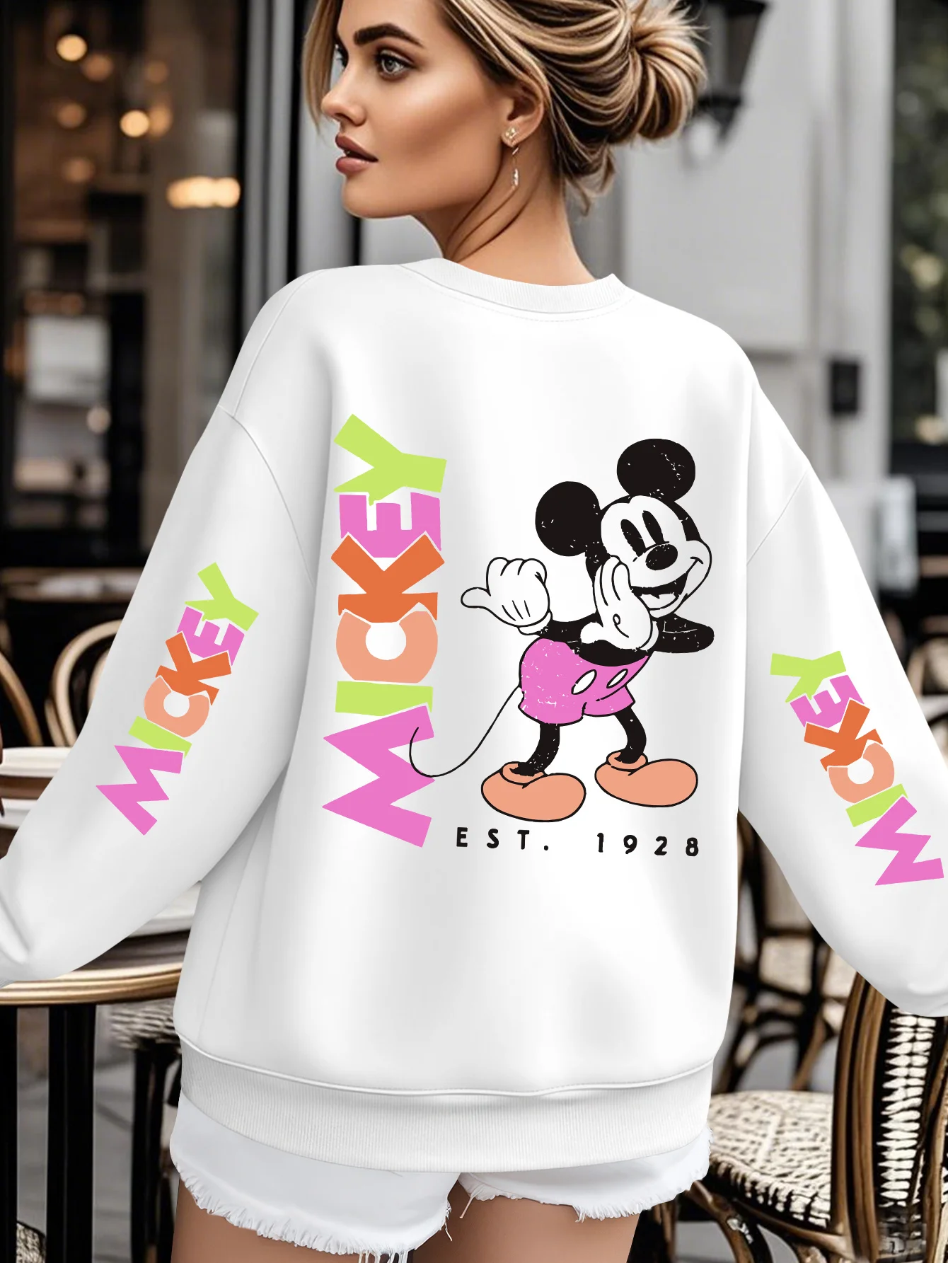 Disney Women's Mickey Mouse Pattern Sweatshirt Spring and Autumn Fleece Sweatshirt Everyday Outdoors for Any Occasion
Disney Women's Mickey Mouse Pattern Sweatshirt Spring and Autumn Fleece Sweatshirt Everyday Outdoors for Any Occasion