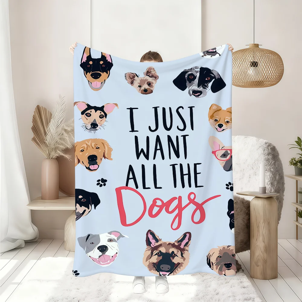 Dogs And I LOVE MY DOG Letter Blanket Soft Throw Blanket for Home Bedroom Bed Sofa Picnic Travel Office Rest Cover Blanket Gift
Dogs And I LOVE MY DOG Letter Blanket Soft Throw Blanket for Home Bedroom Bed Sofa Picnic Travel Office Rest Cover Blanket Gift