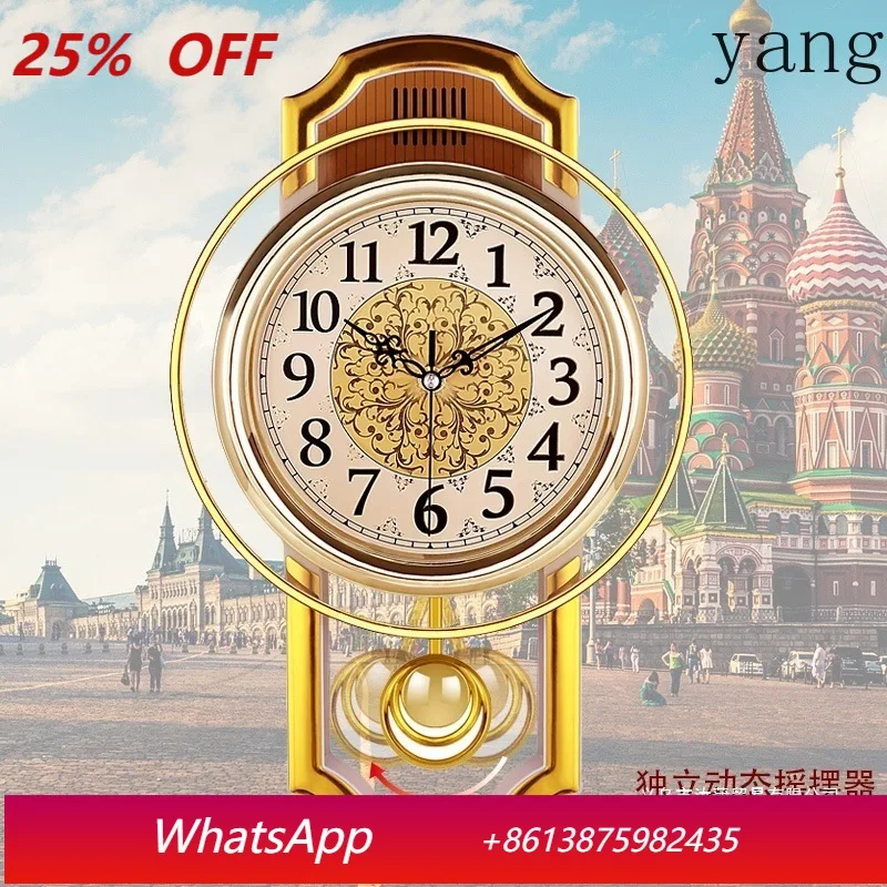 LH retro swing wall clock living room simple fashion wall watch bedroom silent quartz clock
LH retro swing wall clock living room simple fashion wall watch bedroom silent quartz clock