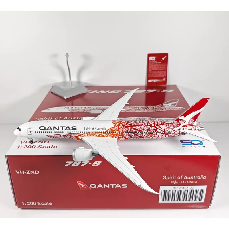 SQ Wings масштаб 1/200 Qantas B787-9 VH-ZND Dream литая под давлением модель самолета из сплава Коллекционный декоративный предмет подарок
SQ Wings масштаб 1/200 Qantas B787-9 VH-ZND Dream литая под давлением модель самолета из сплава Коллекционный декоративный предмет подарок