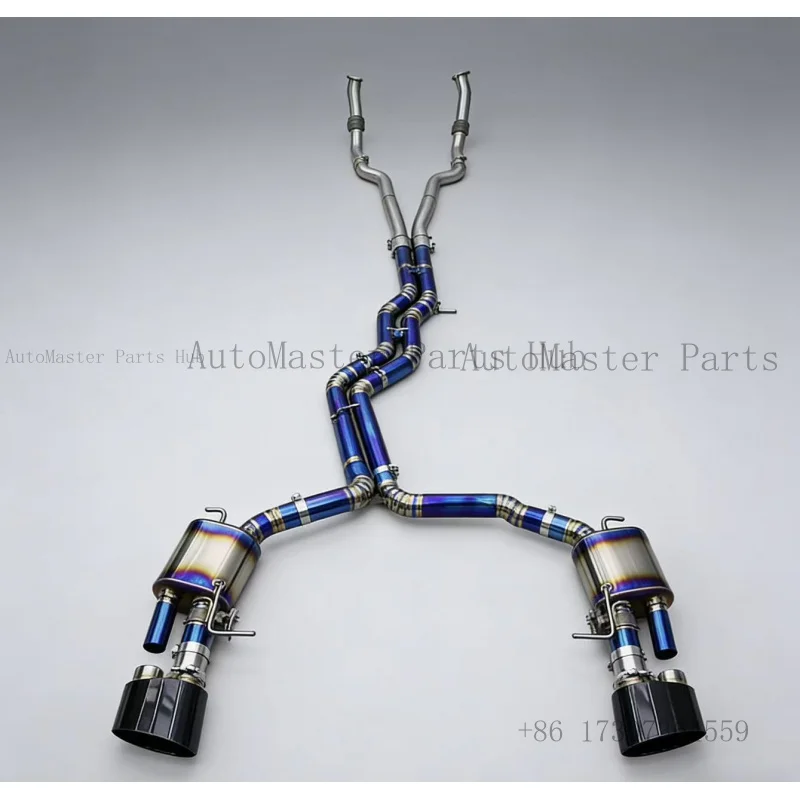 Выхлопные трубы OEM Titanium Catback для Audi S4/S5 B9 3.0T с глушителем Valvetronic и карбоновыми черными насадками
Выхлопные трубы OEM Titanium Catback для Audi S4/S5 B9 3.0T с глушителем Valvetronic и карбоновыми черными насадками