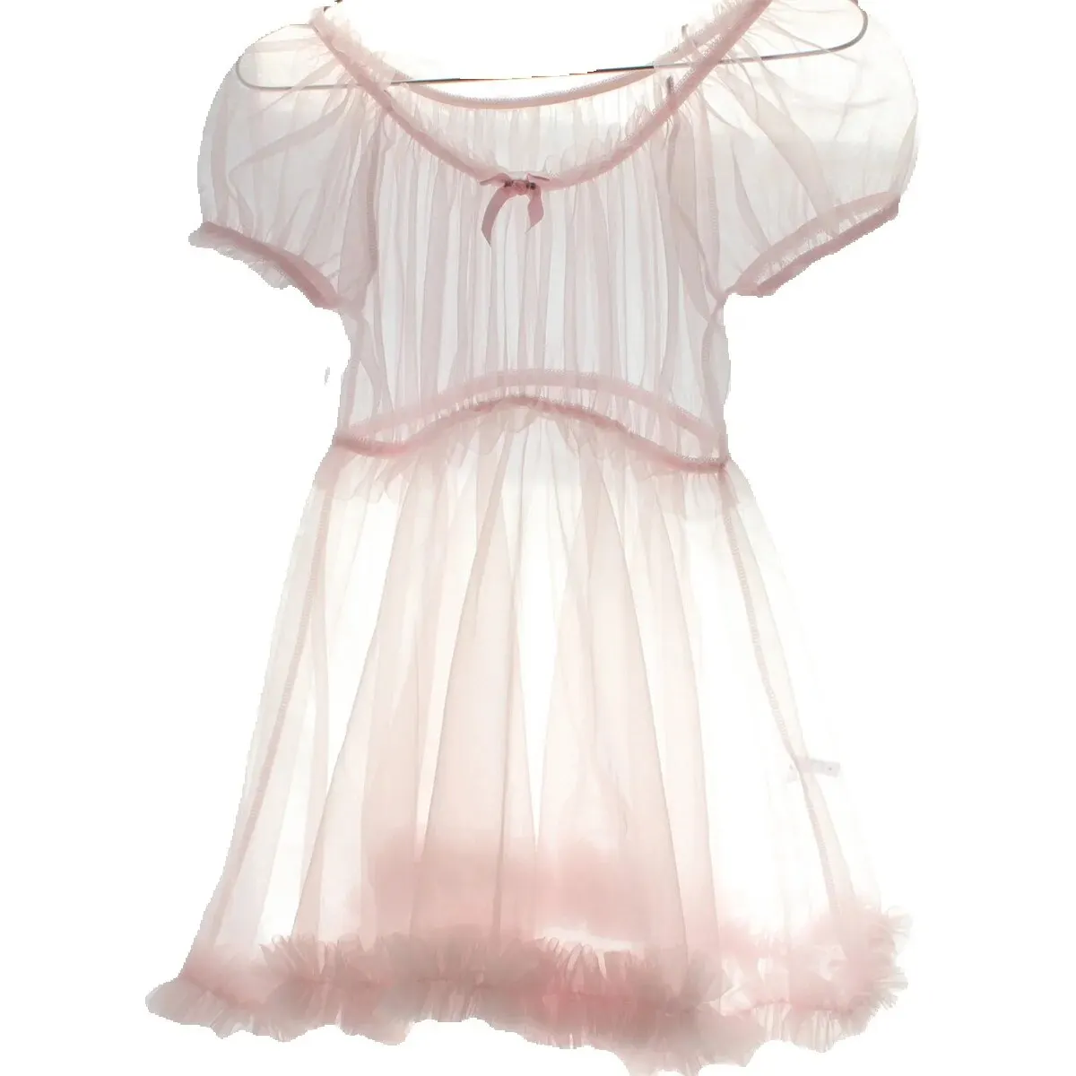 Sexy Lingerie Mini Dress Night Gowns Mesh Lace Soft Comfortable See Through Sleepwear Sets Transparent Women Pijamas Dress
Sexy Lingerie Mini Dress Night Gowns Mesh Lace Soft Comfortable See Through Sleepwear Sets Transparent Women Pijamas Dress