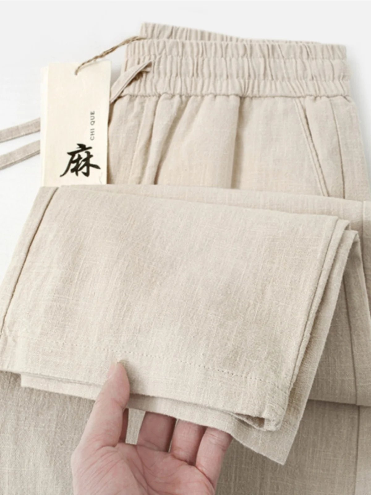 Summer Thin Linen Men's Casual Pants Loose Straight Khaki Long Trousers Fashionable Retro Leisure Suit Youth Vitality Style
Summer Thin Linen Men's Casual Pants Loose Straight Khaki Long Trousers Fashionable Retro Leisure Suit Youth Vitality Style