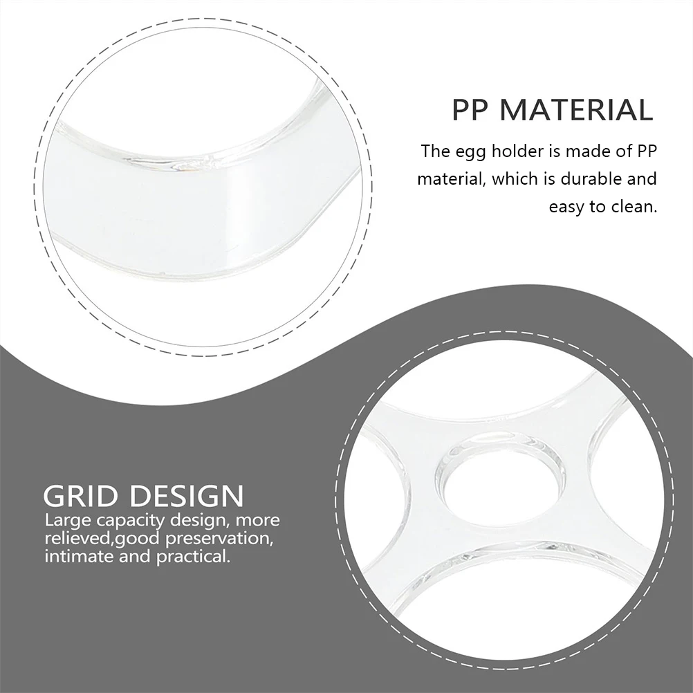3 Pcs Egg Holder Storage Box Transparent Racks Universal ganizer Fridge Egg Trays Secure Refrigerator Solution Kitchen Home
3 Pcs Egg Holder Storage Box Transparent Racks Universal ganizer Fridge Egg Trays Secure Refrigerator Solution Kitchen Home