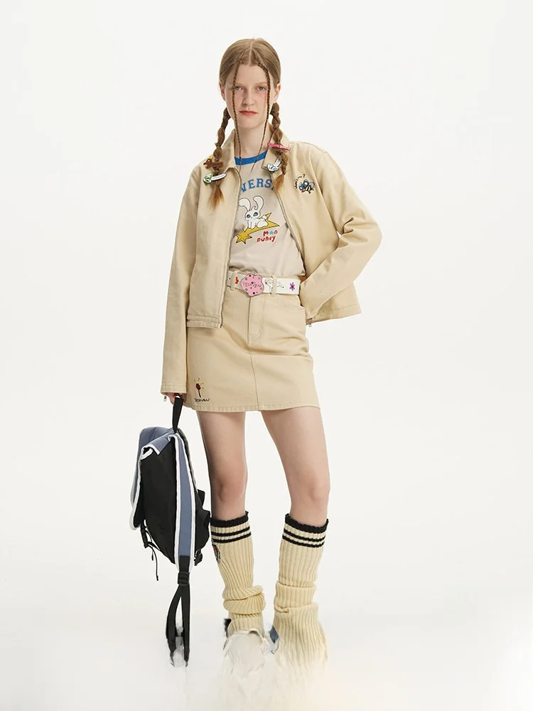 TIPSEVEN Original Design Spring Workwear Embroidered Jacket Short Skirt Two Editions 2024 Casual Style Standard Fit Cotton Lo...
TIPSEVEN Original Design Spring Workwear Embroidered Jacket Short Skirt Two Editions 2024 Casual Style Standard Fit Cotton Lo...