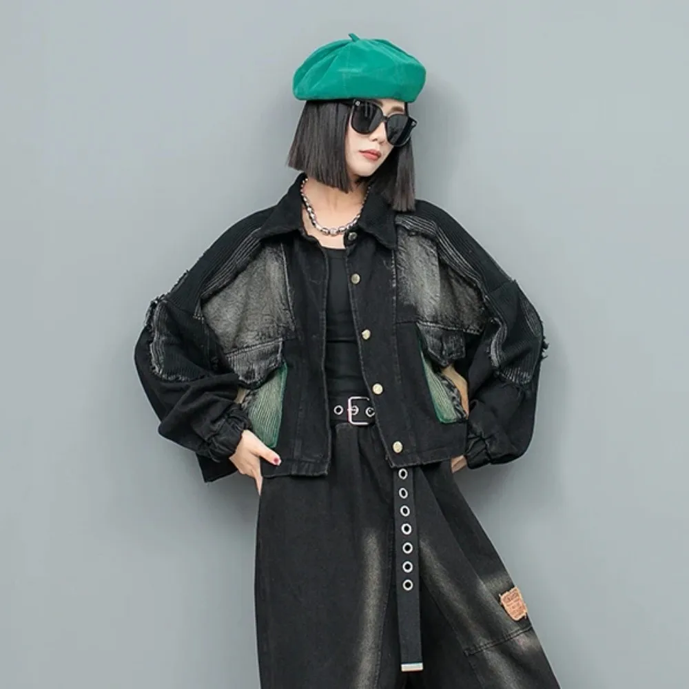 2024 Spring Autumn New Trendy Cool Personality Distressed Long Sleeved Denim Jacket Women LX973
2024 Spring Autumn New Trendy Cool Personality Distressed Long Sleeved Denim Jacket Women LX973