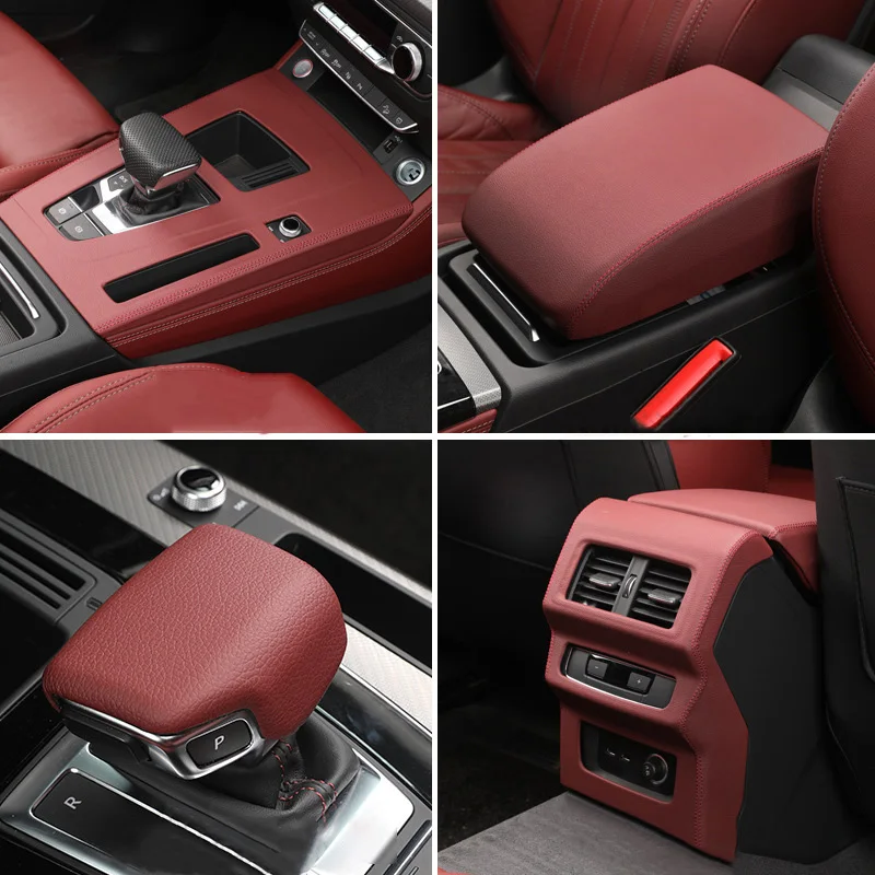 For Audi Q5L 2018-2024 Overlay Leather Car Accessories Gear Shift Knob Cover Control Panel Frame Armrest Cover Rear air outlet
For Audi Q5L 2018-2024 Overlay Leather Car Accessories Gear Shift Knob Cover Control Panel Frame Armrest Cover Rear air outlet